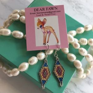 New sterling silver hook beaded sunshine earrings